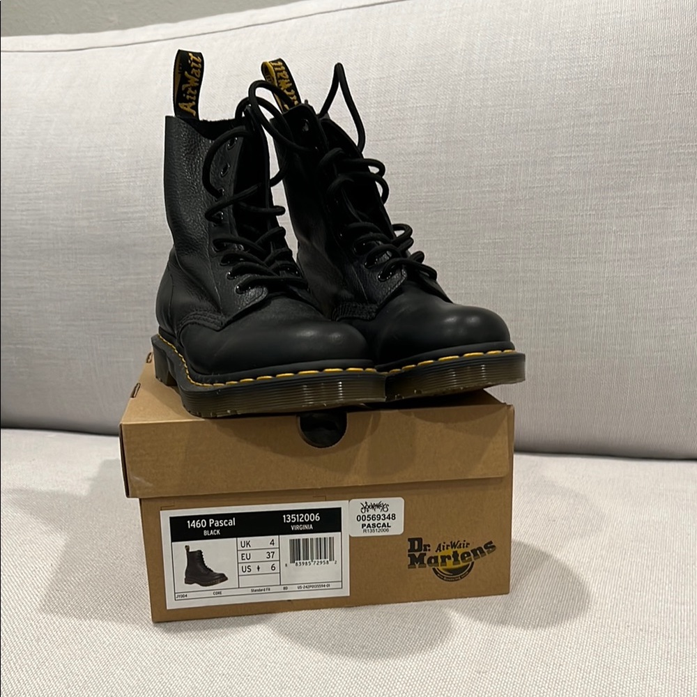 Dr. Martens Black Leather Boots